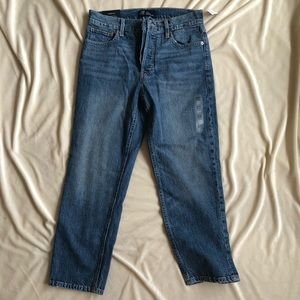 GAP jeans high rise cheeky straight stretch 6/28 short NWT